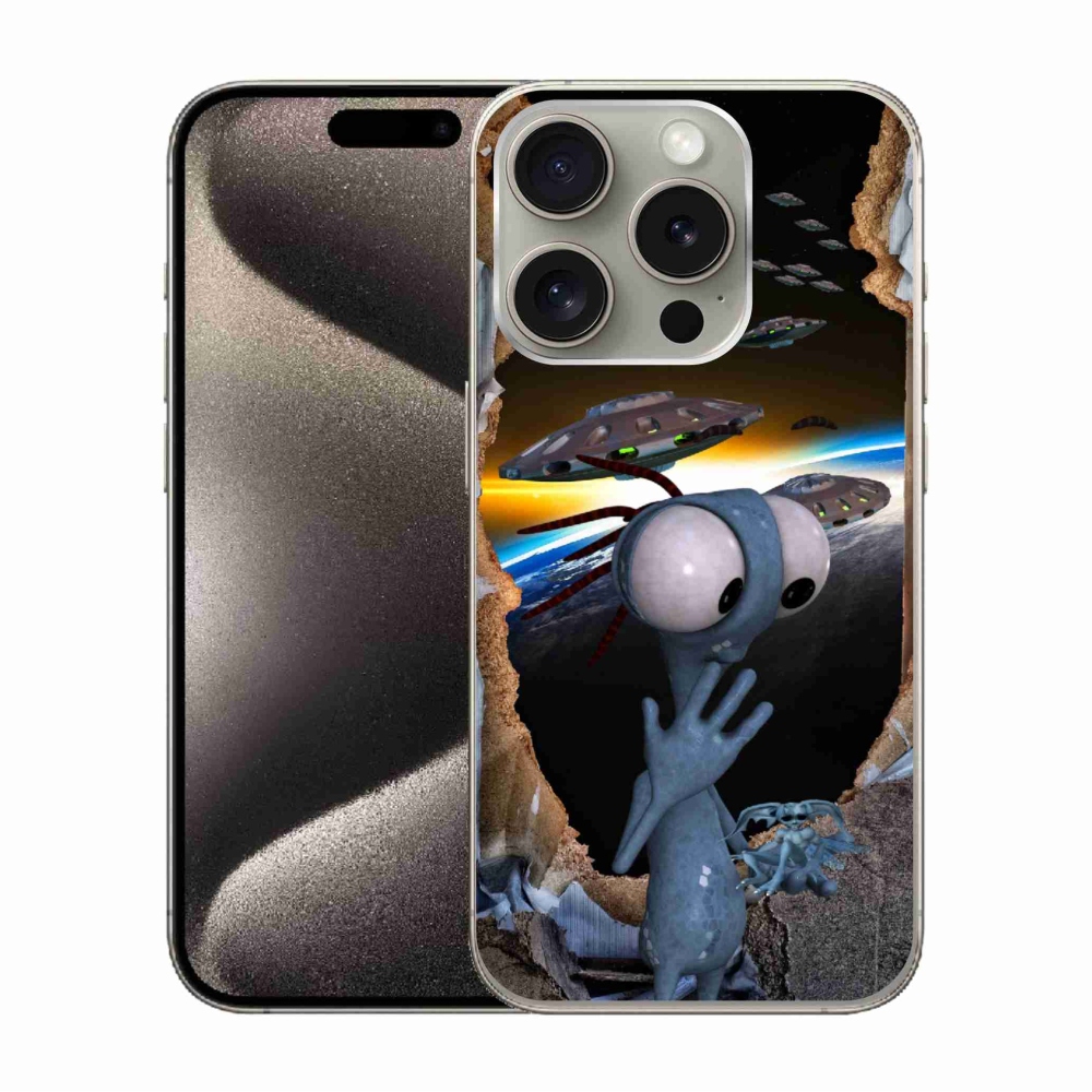 Zselés borítás mmCase iPhone 15 Pro készülékhez - idegen színű