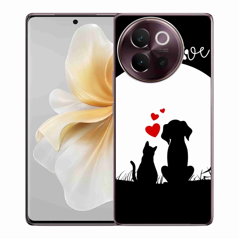 Gél tok mmCase a Vivo V40 Lite 5G-hez - állati szeretet