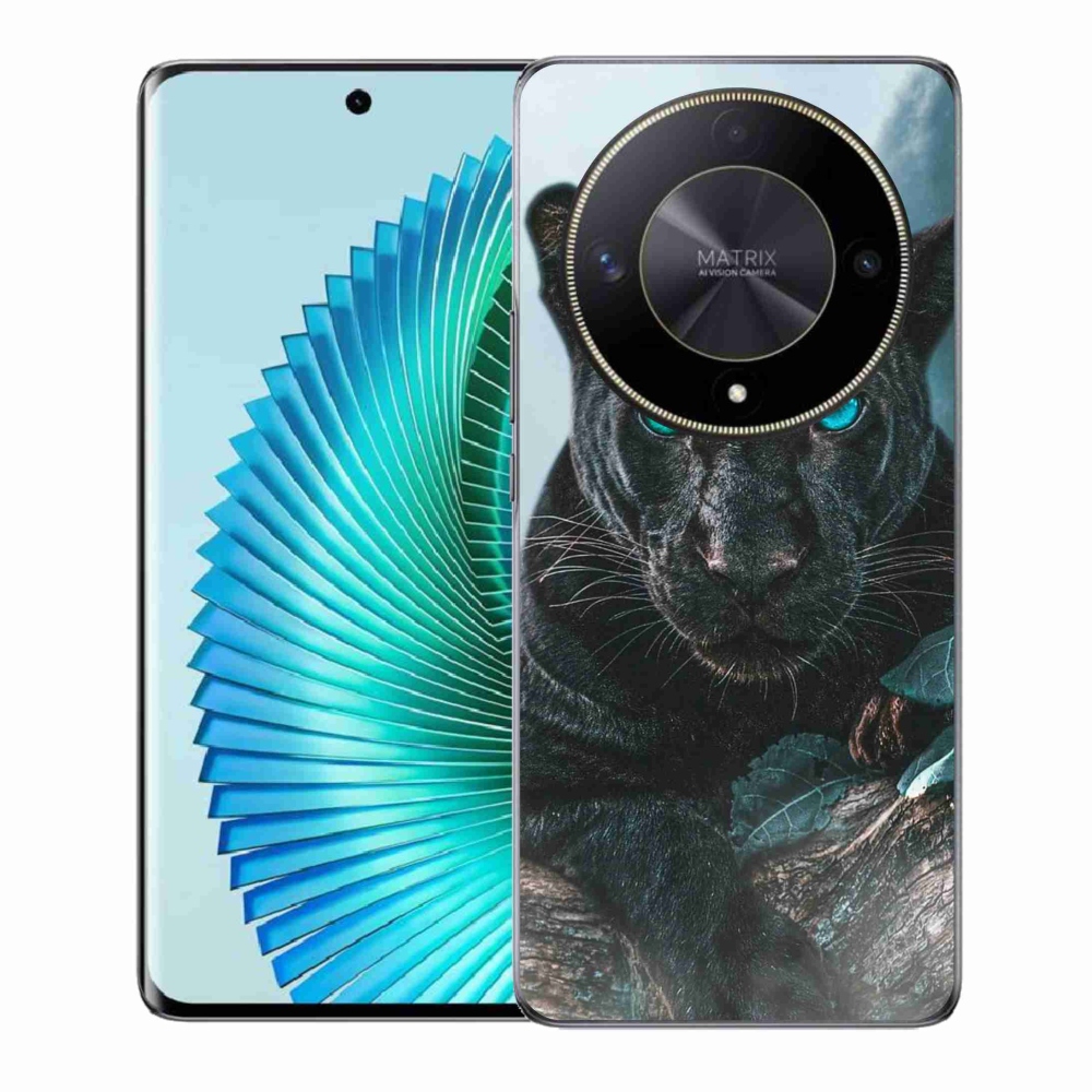 Zselés borítás mmCase a Honor Magic 6 Lite 5G készülékhez - fekete párduc