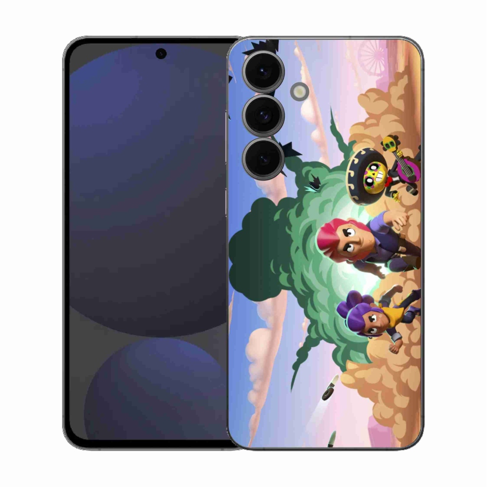 Gél borítás mmCase Samsung Galaxy S25 FE - verekedés csillagok