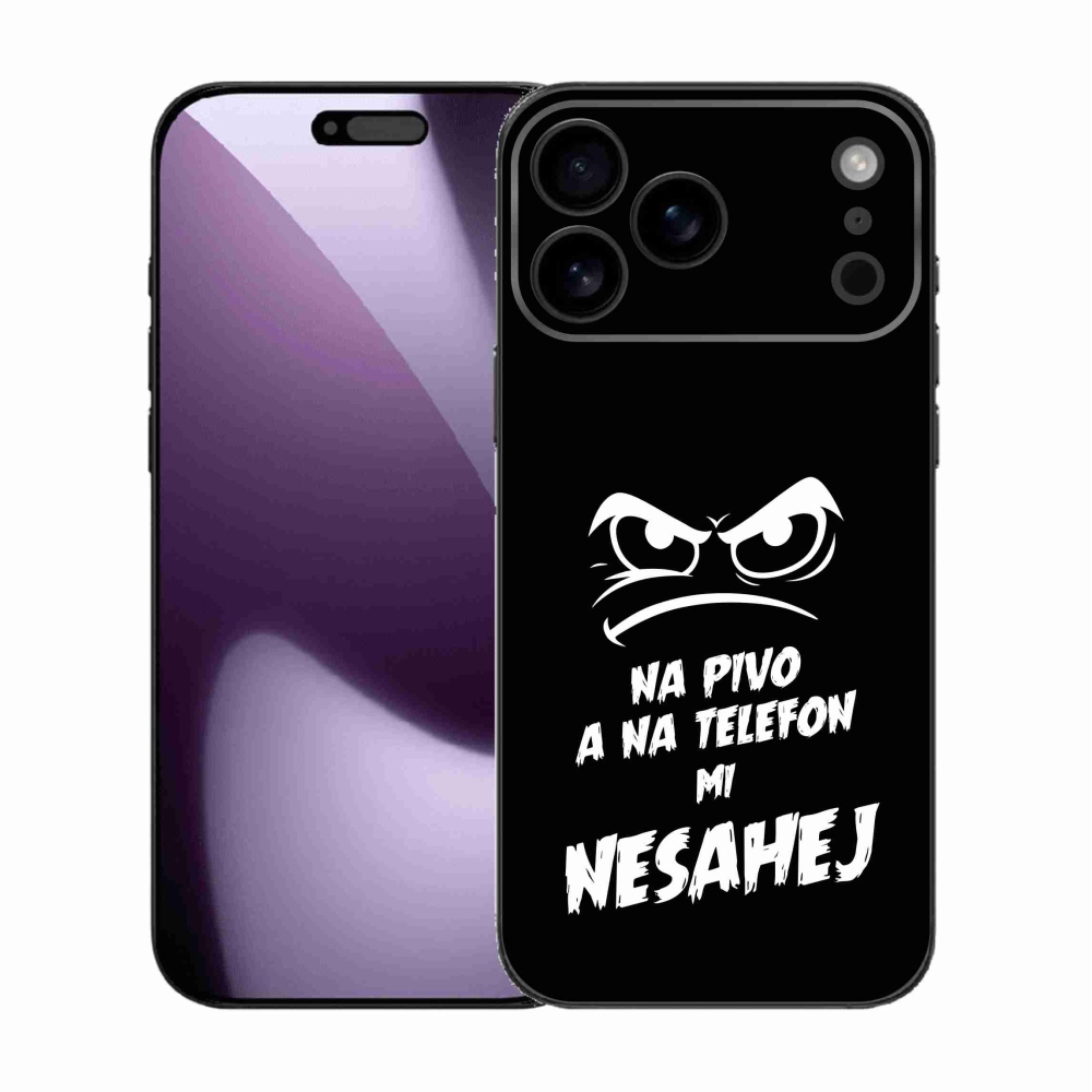 Gél borítás mmCase iPhone 17 Pro Max készülékhez - sör motívum 2 fekete háttér