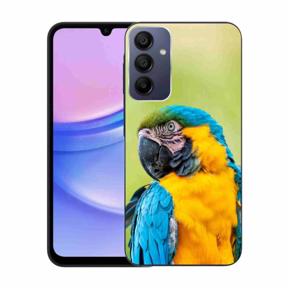 Gél tok mmCase a Samsung Galaxy A15 4G/5G készülékhez - papagáj ara 2