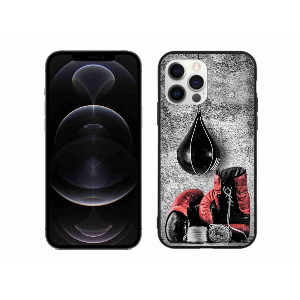 Zselés borítás mmCase iPhone 12 Pro Max készülékhez - bokszzsák és kesztyűk