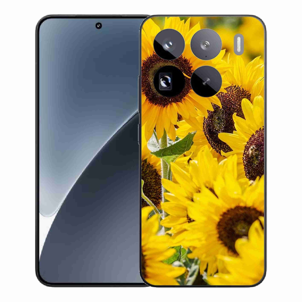 Gél borítás mmCase a Xiaomi 15 Pro-hoz - Napraforgó