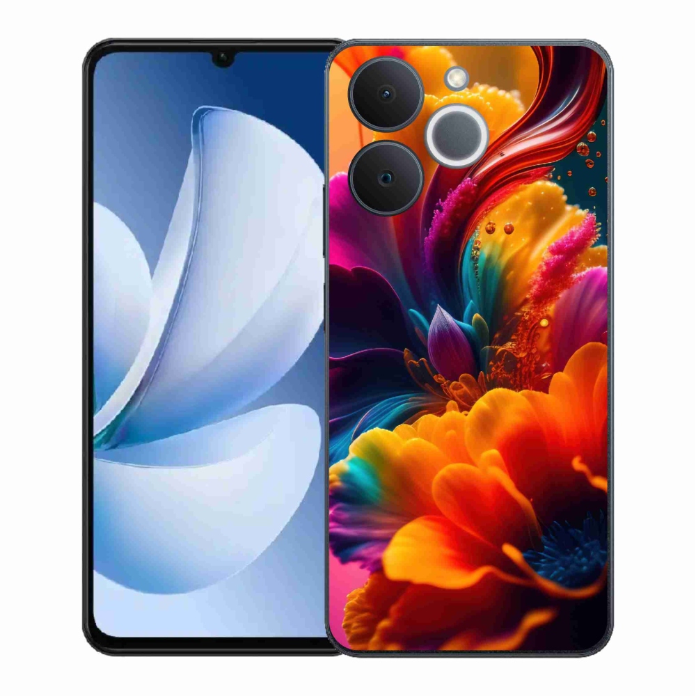 Gél borítás mmCase a Realme Note 70T számára - absztrakt motívum 2