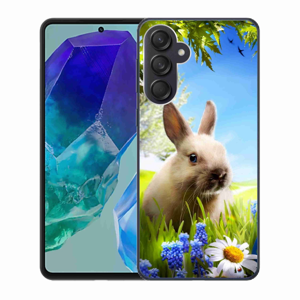 Zselés borítás mmCase Samsung Galaxy M55 5G - nyuszi