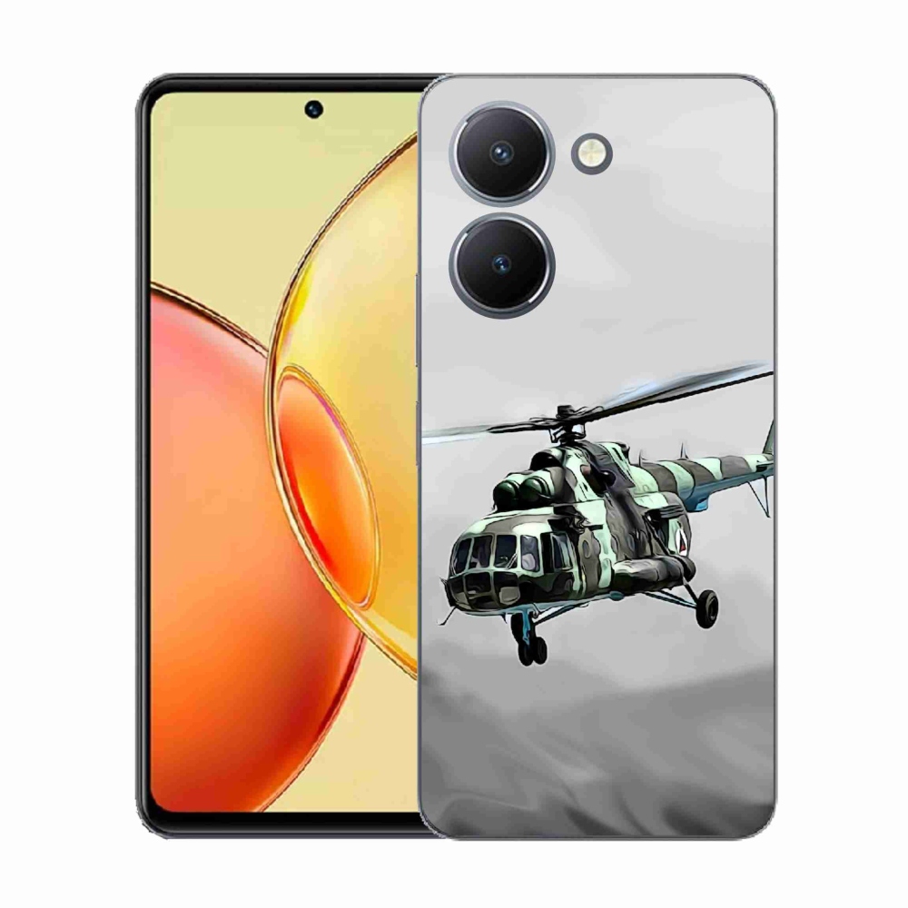 Gél borítás mmCase a Vivo Y36-hoz - katonai helikopter