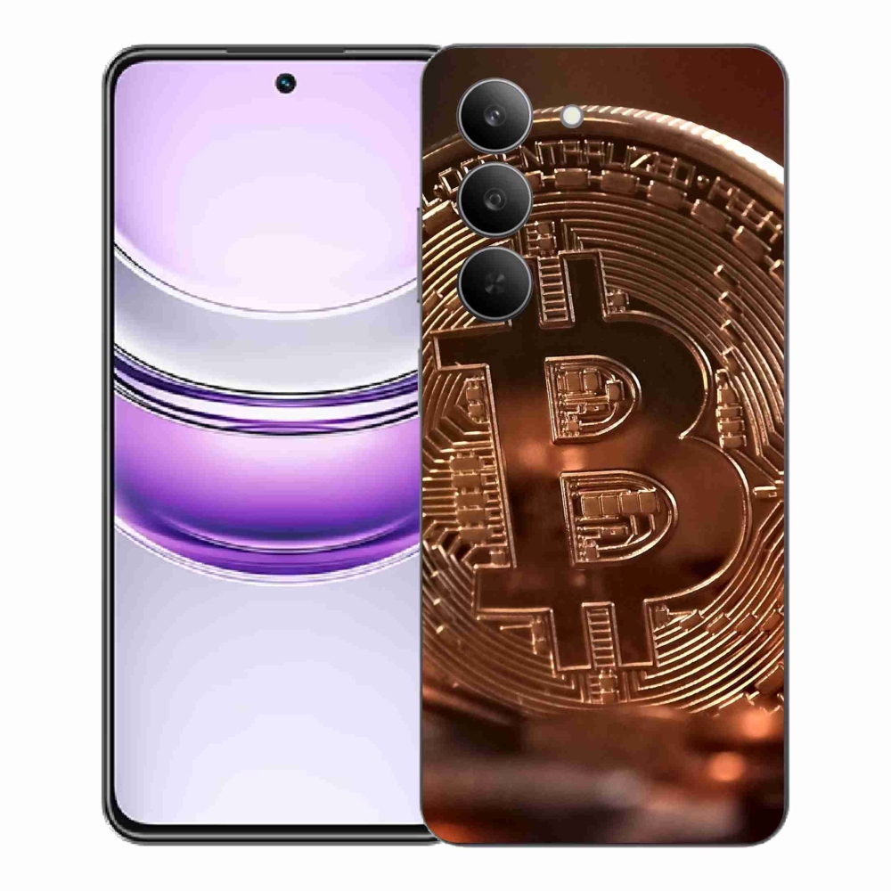 Gél borító mmCase a Realme 14x 5G számára - bitcoin