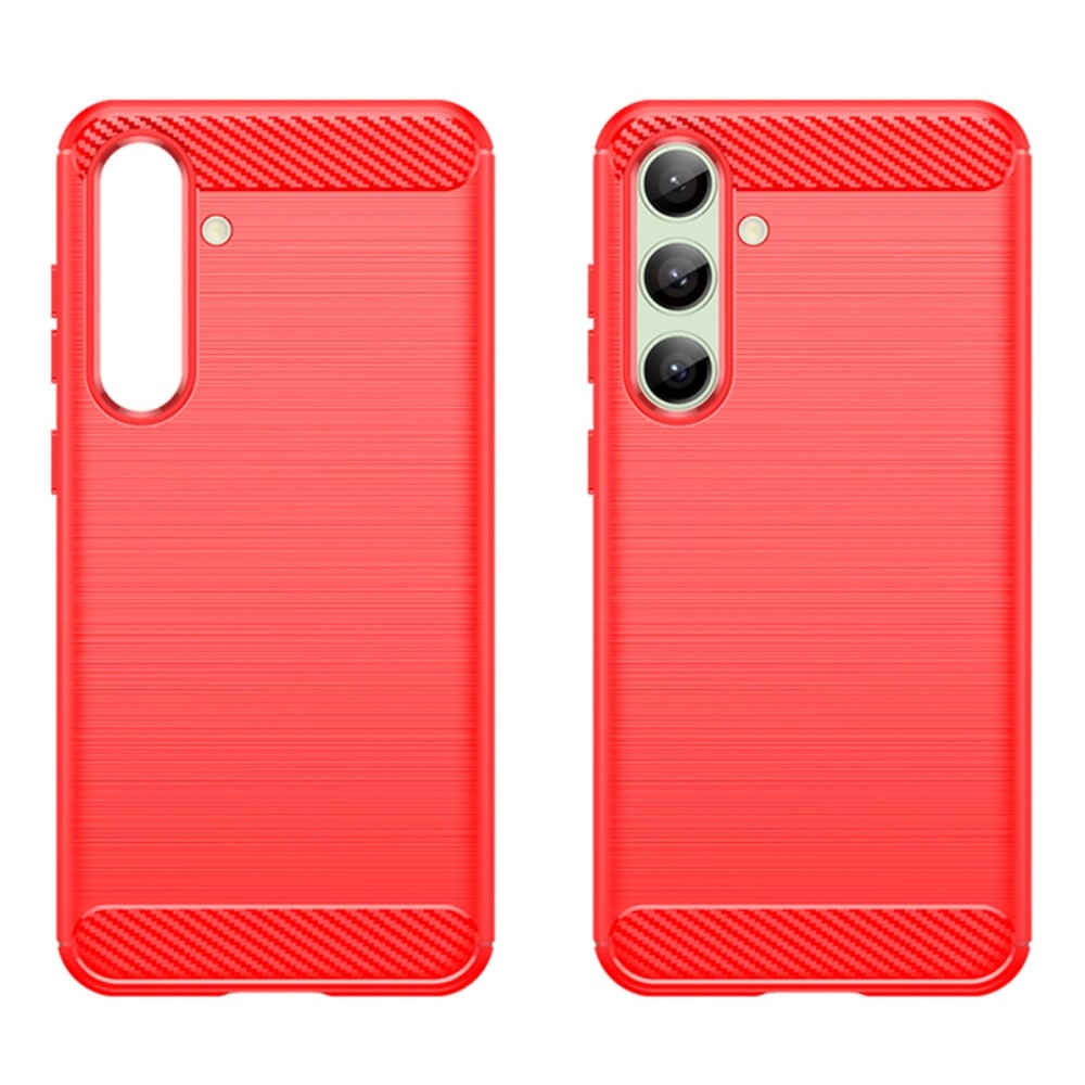 Szénálló zselés tok Samsung Galaxy S24 FE készülékhez - piros