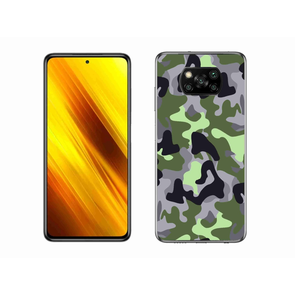 Gél borítás mmCase a Xiaomi Poco X3 Pro számára - terepszínű minta 7