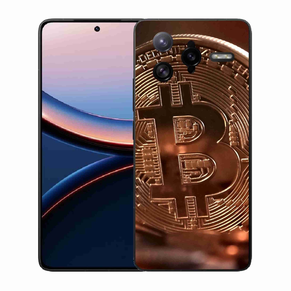Gél borítás mmCase a Xiaomi Poco F7 Ultra számára - bitcoin
