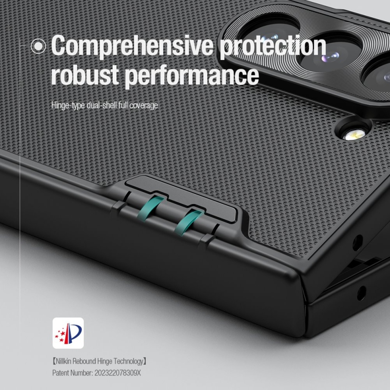Nillkin Super Frosted FOLD hátlap a Samsung Galaxy Z Fold 6-hoz Fekete fekete