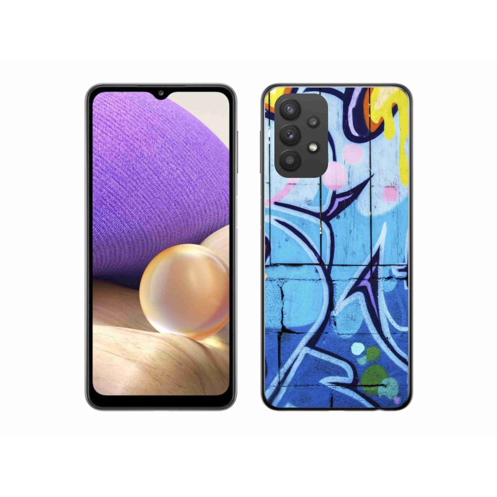 Zselés borítás mmCase Samsung Galaxy A32 5G - graffiti