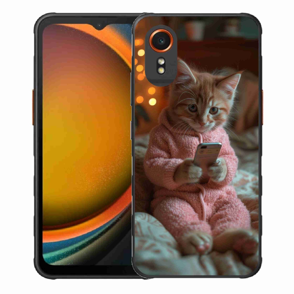 Zselés borítás mmCase Samsung Galaxy Xcover 7 - baba mobillal