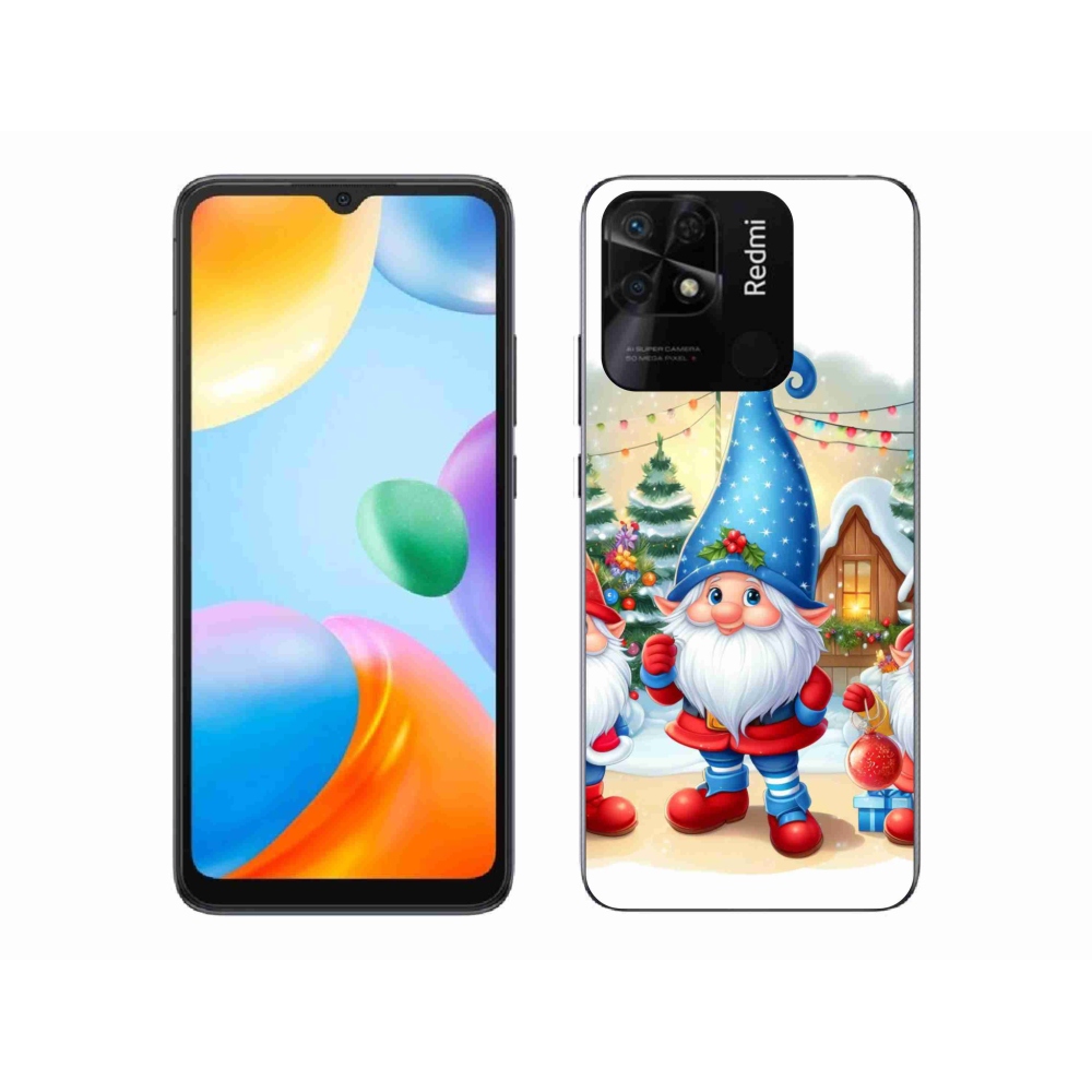 Gél borítás mmCase a Xiaomi Redmi 10C-hez - Karácsonyi manók