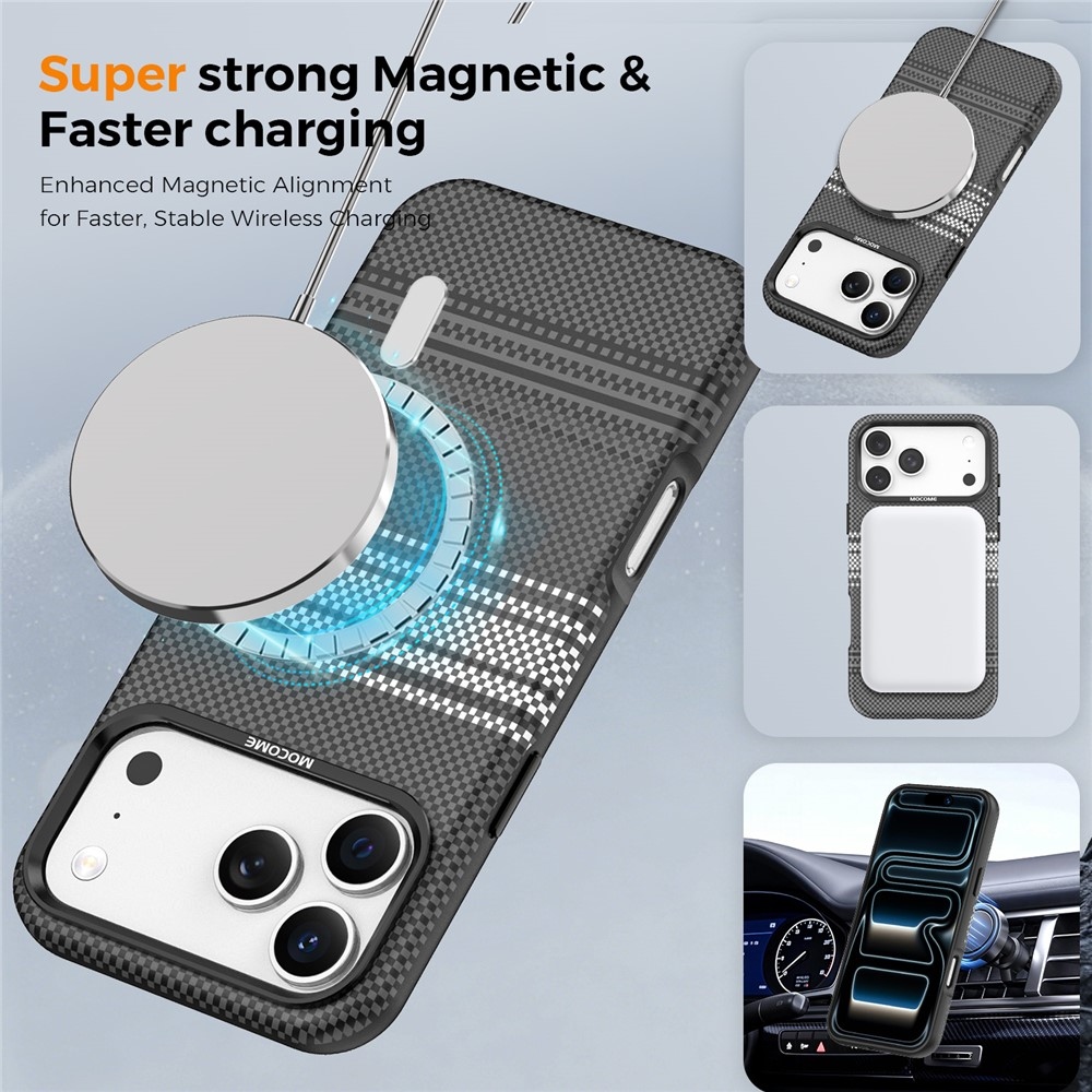 Rainbow strapabíró, MagSafe-kompatibilis tok az iPhone 18 Pro Max-hoz – fekete