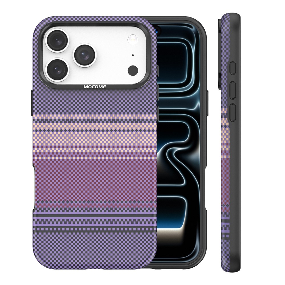 Rainbow strapabíró MagSafe-kompatibilis tok az iPhone 18 Pro Max-hoz – lila