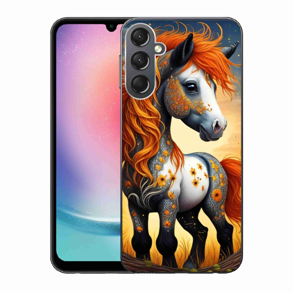 Zselés borítás mmCase Samsung Galaxy A24 készülékhez - színes póni