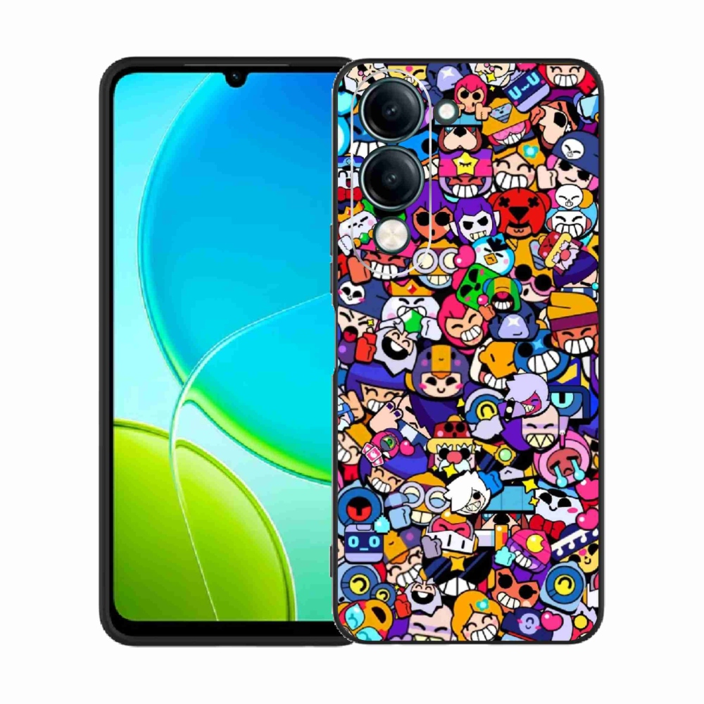 Gél borítás mmCase a Vivo Y29s 5G-hez - verekedős csillagok 2