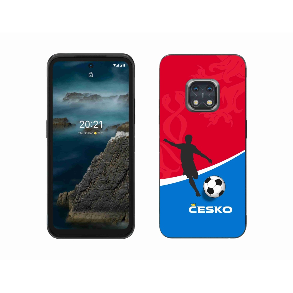 Gél borítás mmCase a Nokia XR20 készülékhez - futball Csehország