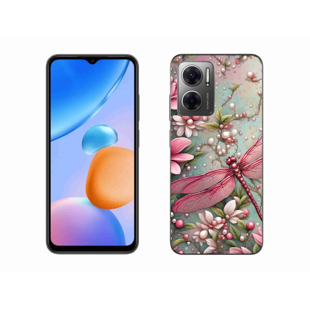 Gél borítás mmCase a Xiaomi Redmi 10 5G-hez - szitakötő