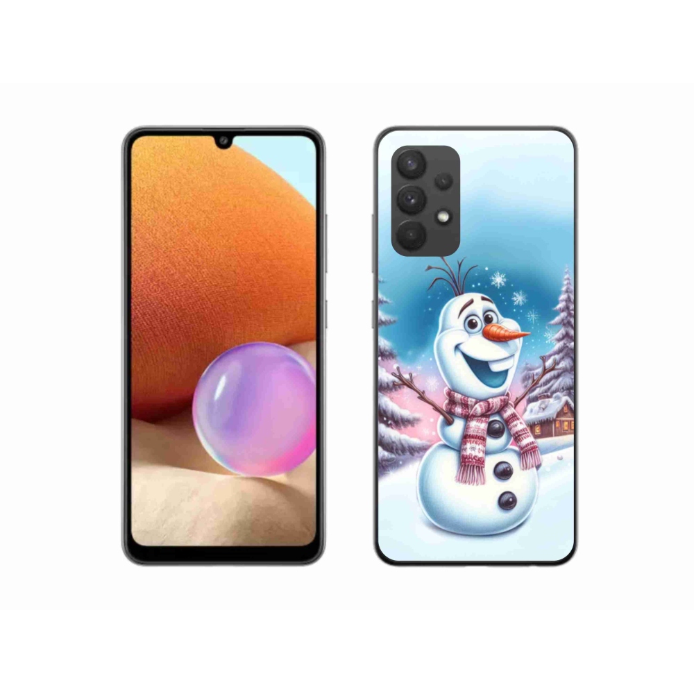 Gél borítás mmCase Samsung Galaxy A32 4G - ice kingdom - jégkirályság