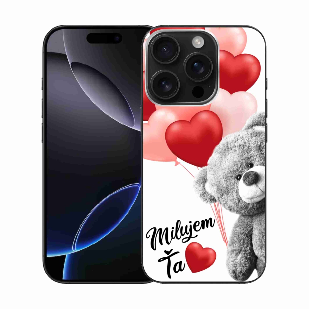 Gél tok mmCase iPhone 16 Pro készülékhez - I love you en