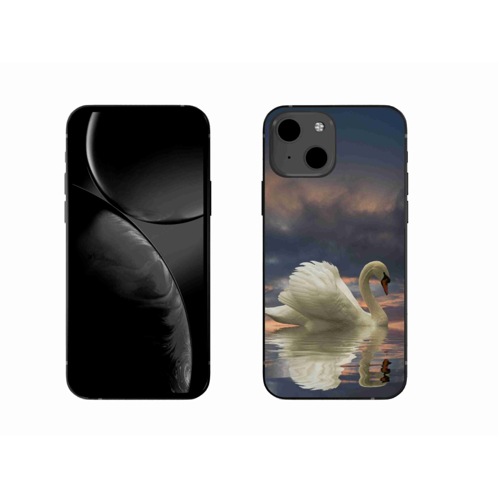 Zselés borítás mmCase iPhone 13 készülékhez - hattyú