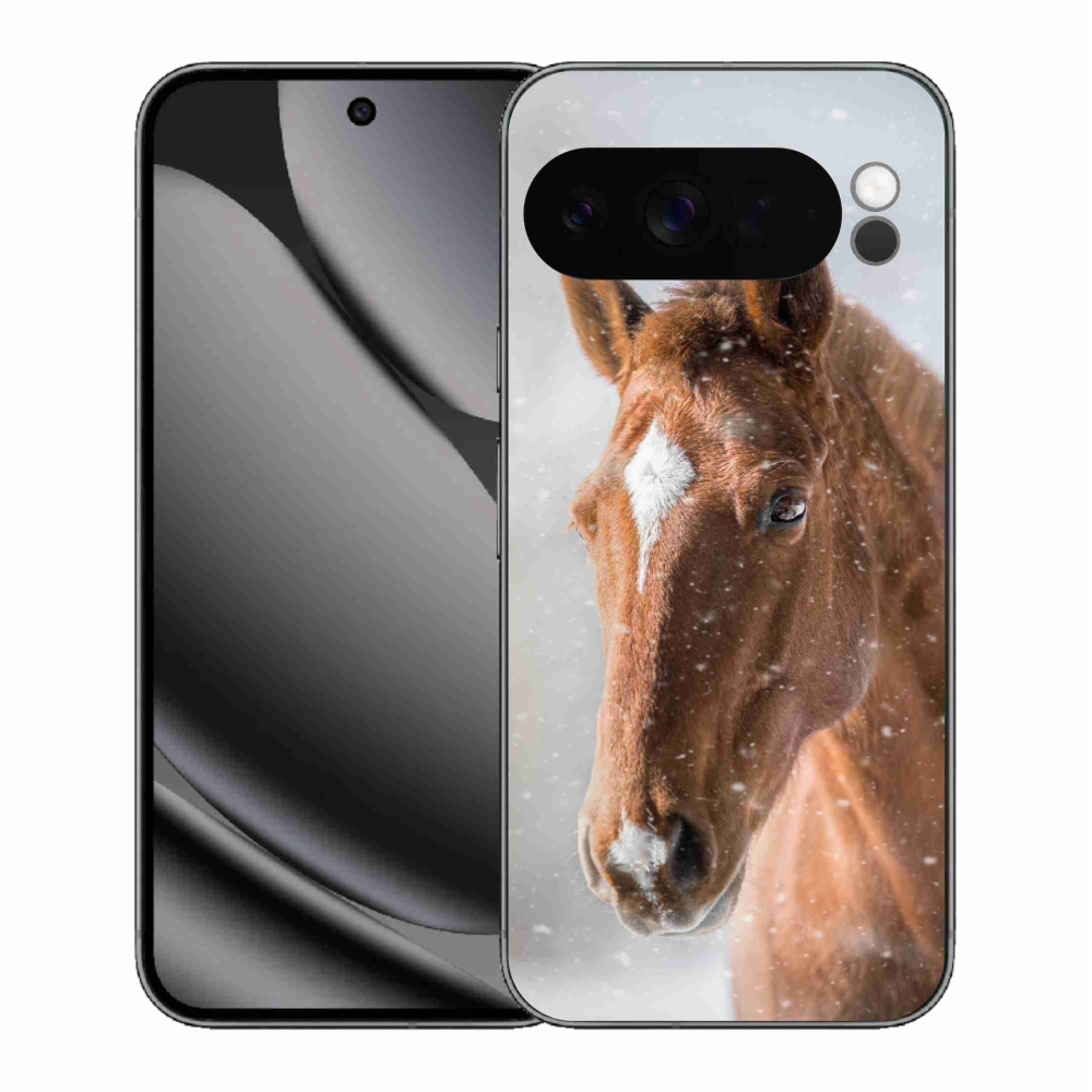 Zselés borítás mmCase a Google Pixel 10 Pro XL számára - barna ló 2