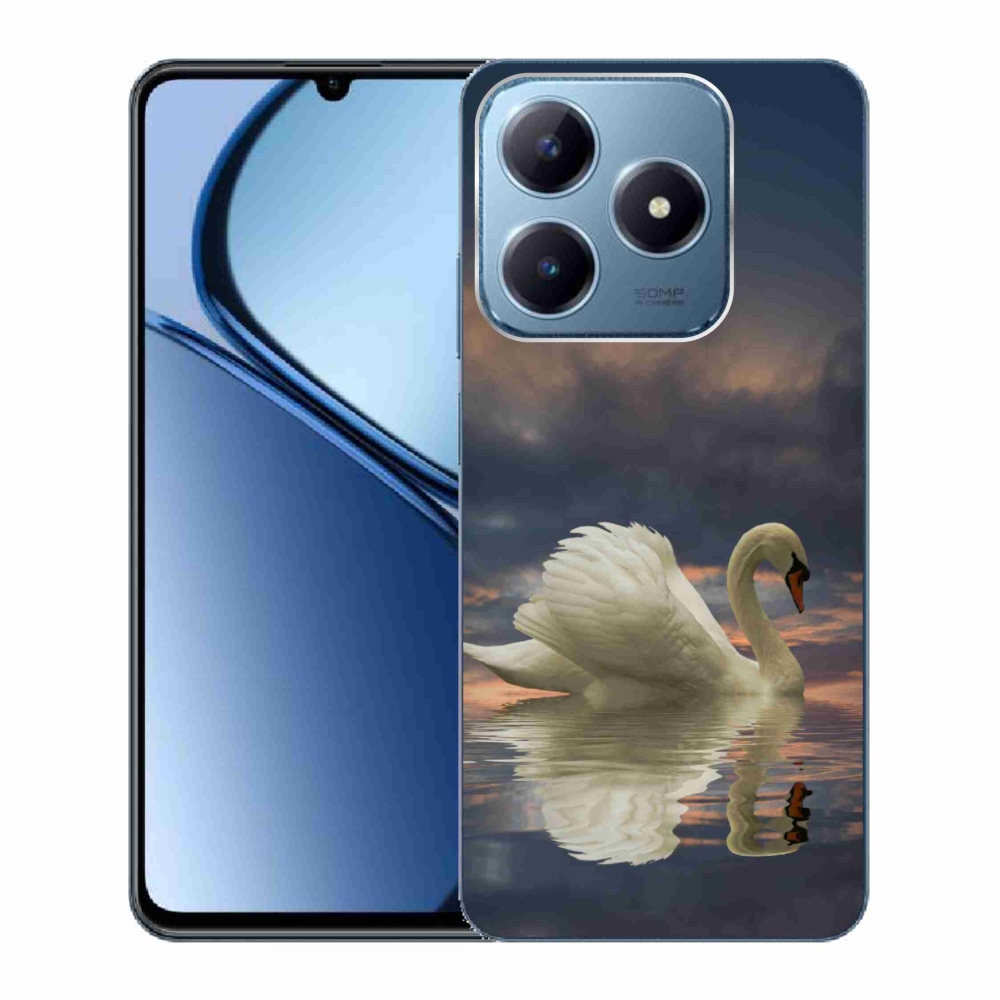 Zselés borítás mmCase a Realme C63 készülékhez - hattyú