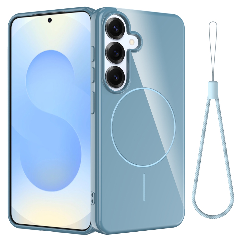 MagSafe zselés hordtáska Samsung Galaxy S25 FE készülékhez - kék