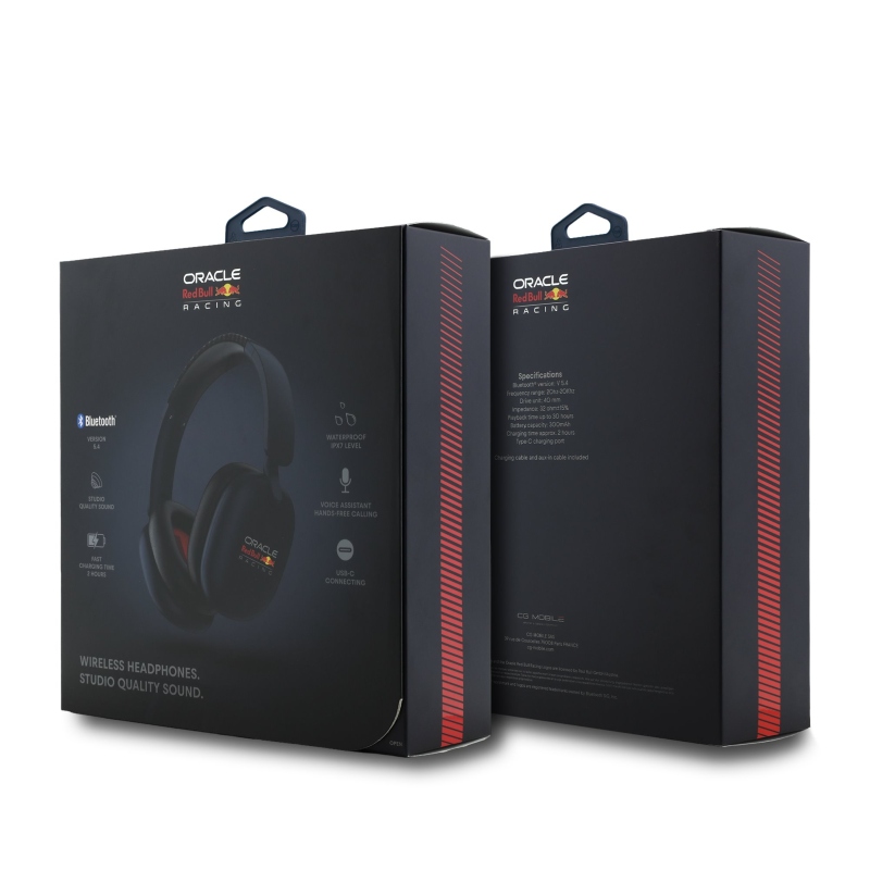 Red Bull Iconic Logo vezeték nélküli fejhallgató, sötétkék