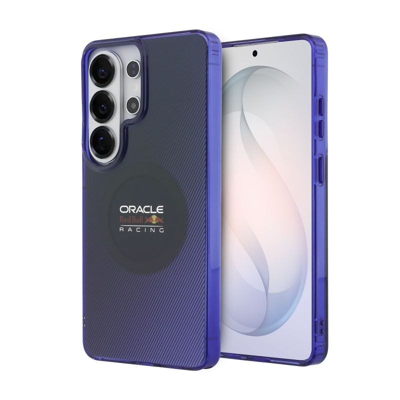 Red Bull PC Dupla rétegű kevert vonalak mágneses hátlapja Samsung Galaxy S26 Ultra Navy számára