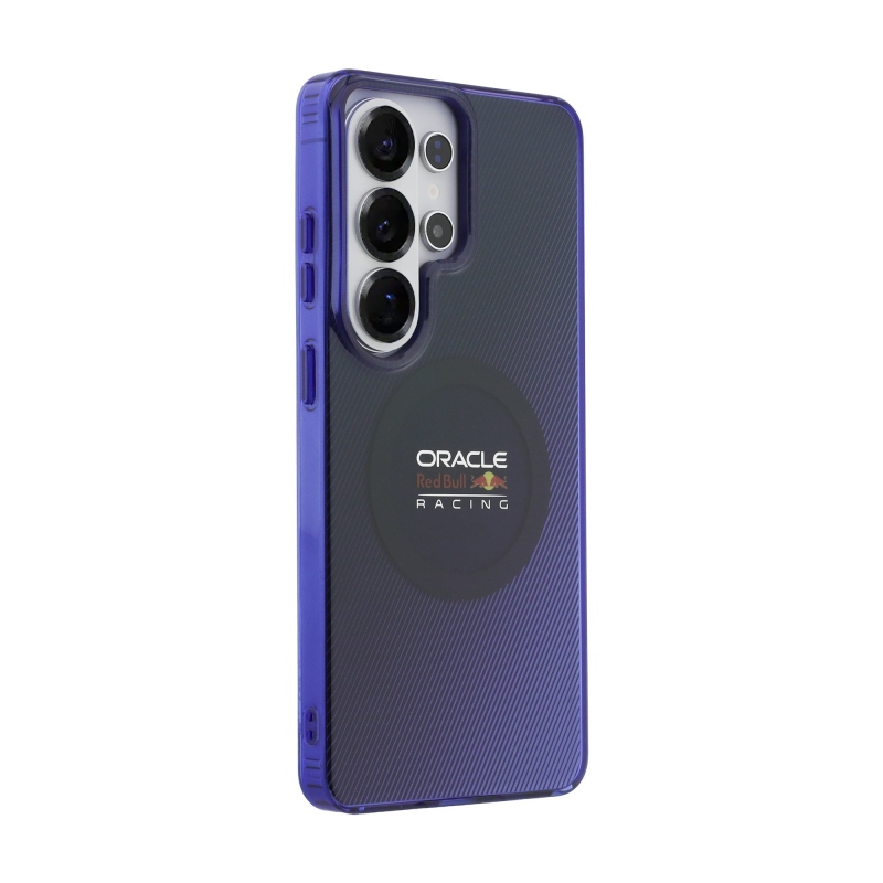 Red Bull PC Dupla rétegű kevert vonalak mágneses hátlapja Samsung Galaxy S26 Ultra Navy számára
