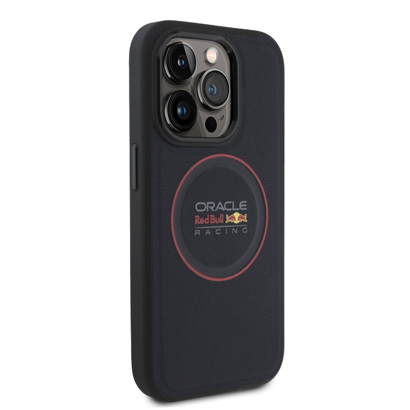 Red Bull PU bőr piros gyűrűs MagSafe hátlap iPhone 13 Pro tengerészgyalogsághoz