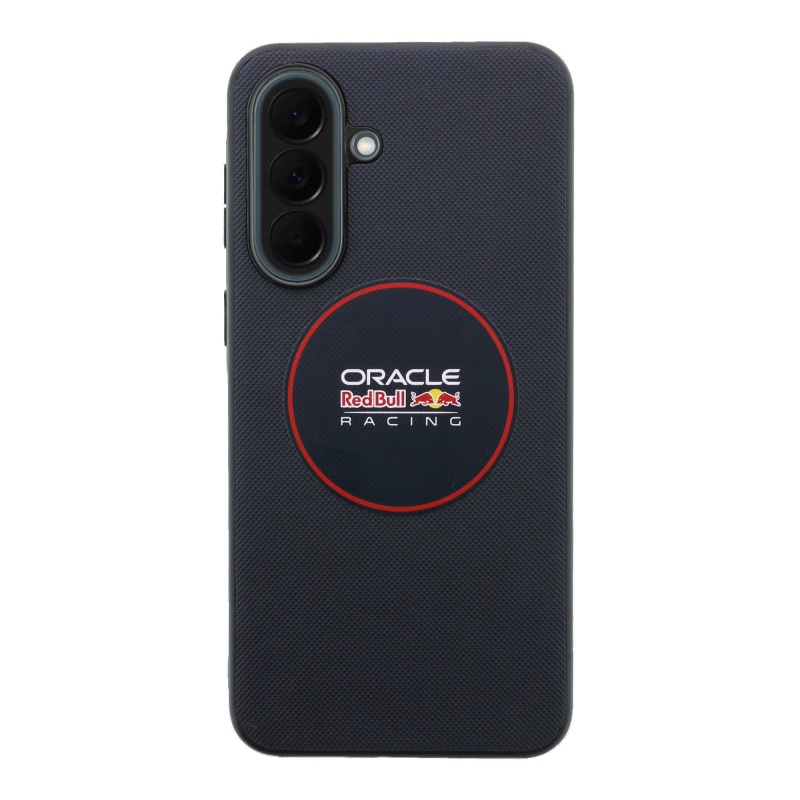 Red Bull PU bőr Red Ring MagSafe hátlap a Samsung Galaxy A37 Navy számára