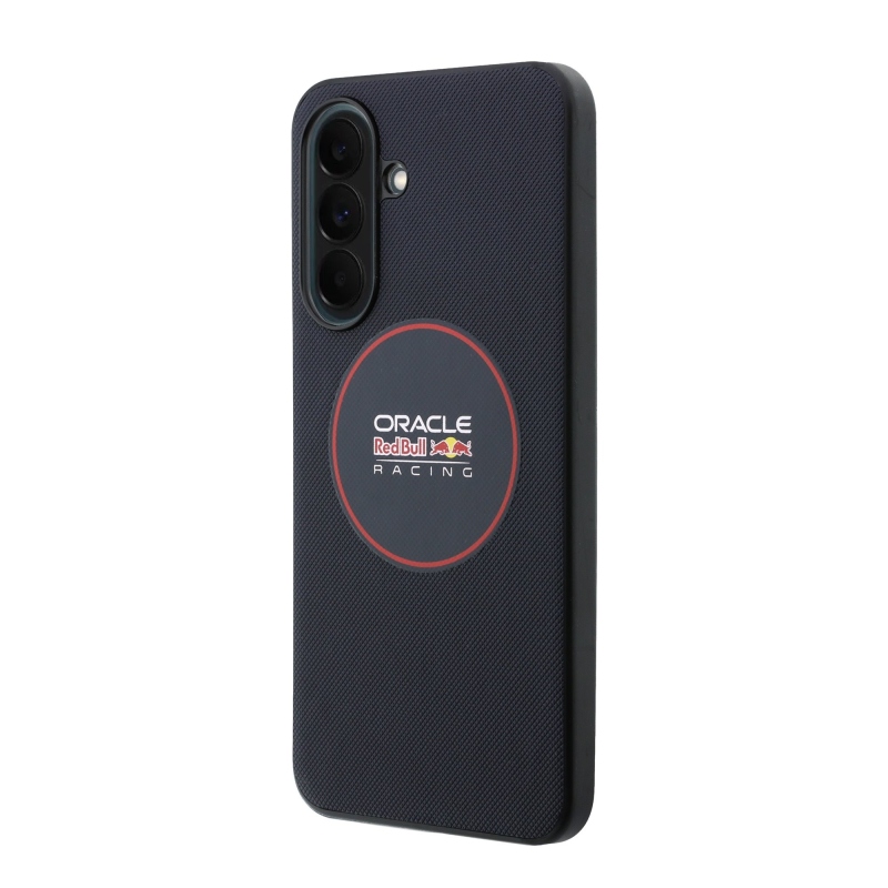 Red Bull PU bőr Red Ring MagSafe hátlap a Samsung Galaxy A37 Navy számára