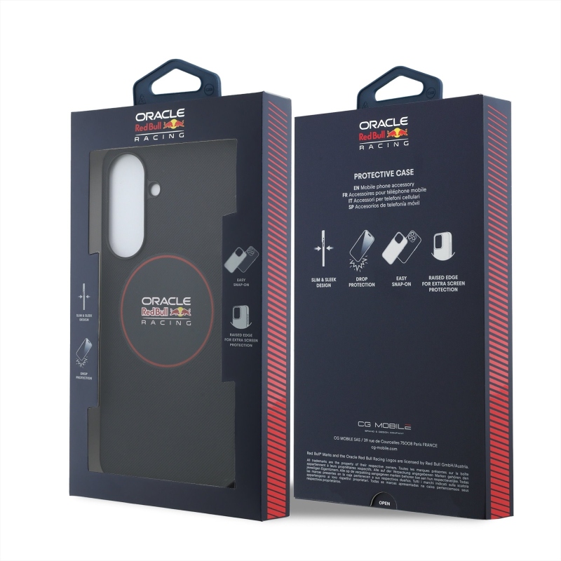 Red Bull PU bőr Red Ring MagSafe hátlap a Samsung Galaxy A57 Navy-hoz Red Bull PU bőr Red Ring MagSafe hátlap a Samsung Galaxy A57 Navy-hoz
