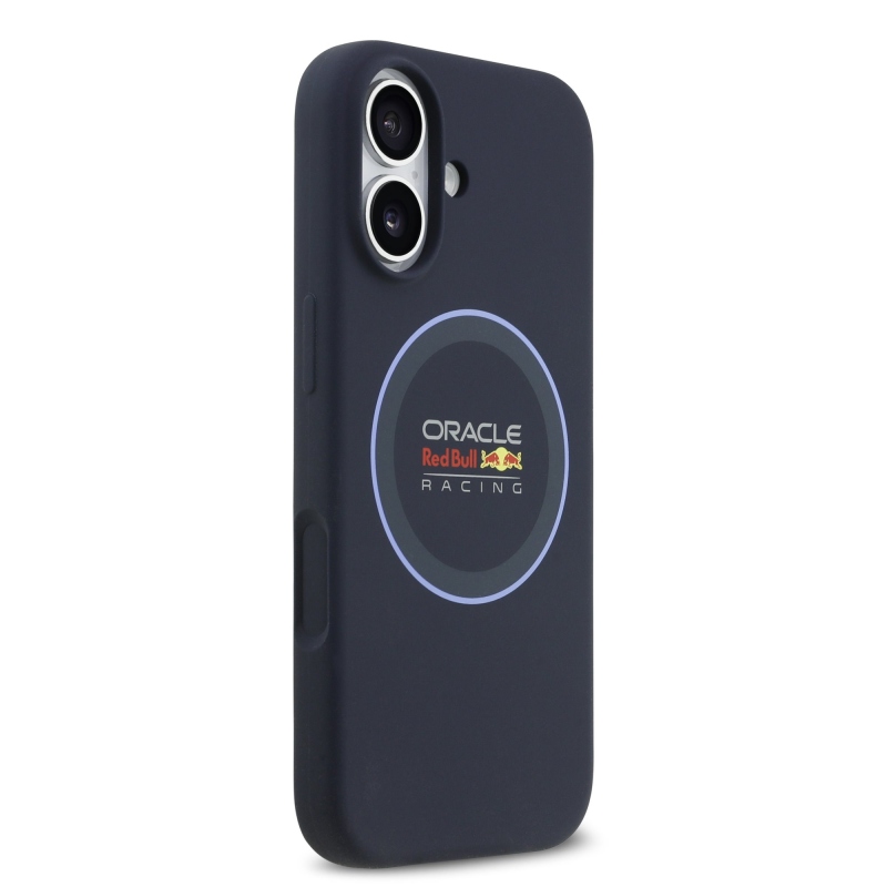 Red Bull szilikon kék gyűrűs MagSafe hátlap iPhone 17 tengerészgyalogsághoz