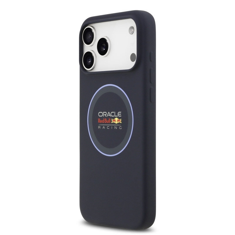 Red Bull szilikon kék gyűrűs MagSafe hátlap iPhone 17 Pro Max Navy számára