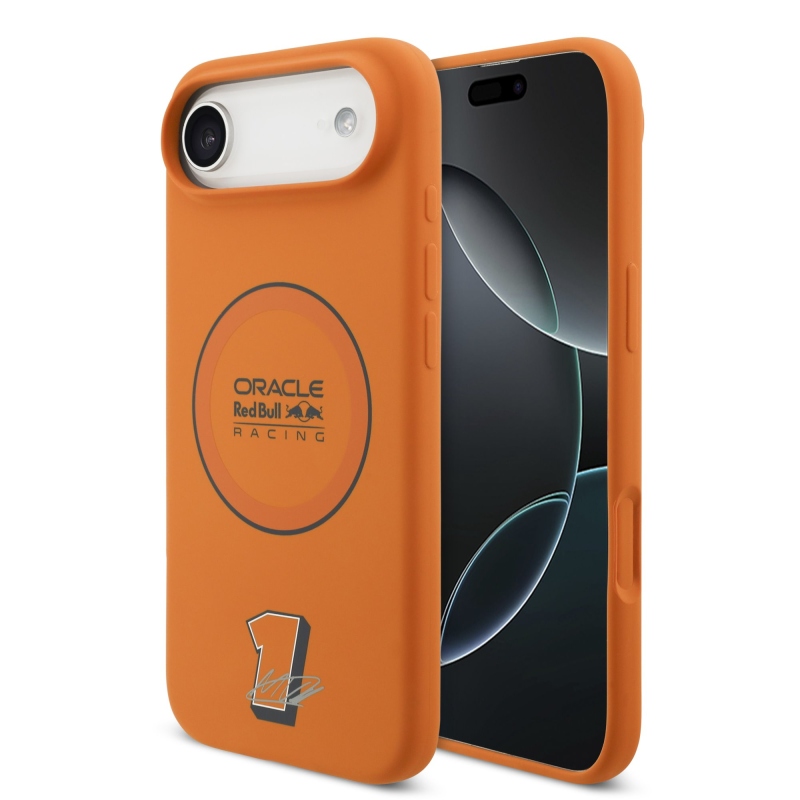 Red Bull szilikon kék gyűrűs MagSafe hátlap iPhone Air narancssárga készülékhez