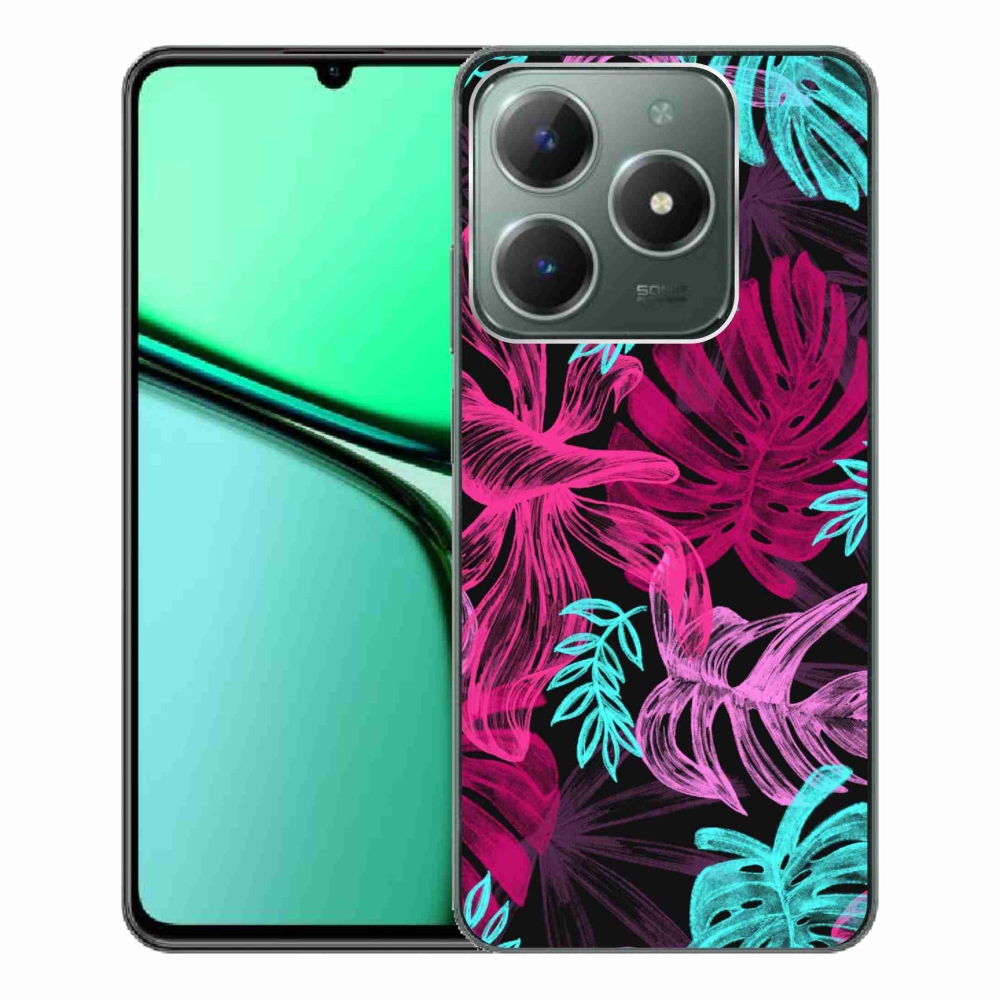 Zselés borító mmCase a Realme C61 készülékhez - virágok 1