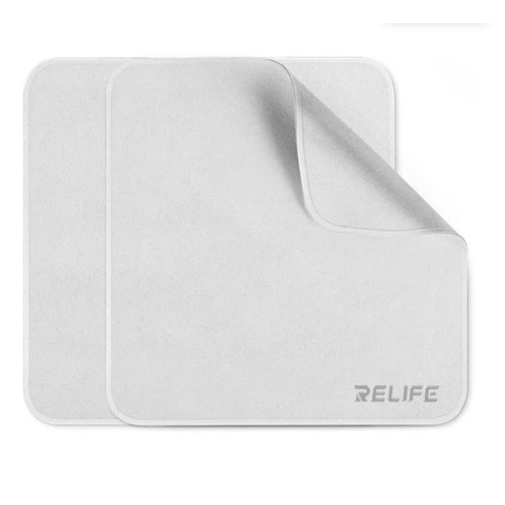 RELIFE mikroszálas képernyőtisztító kendő (15,7 x 15,7cm) - szürke