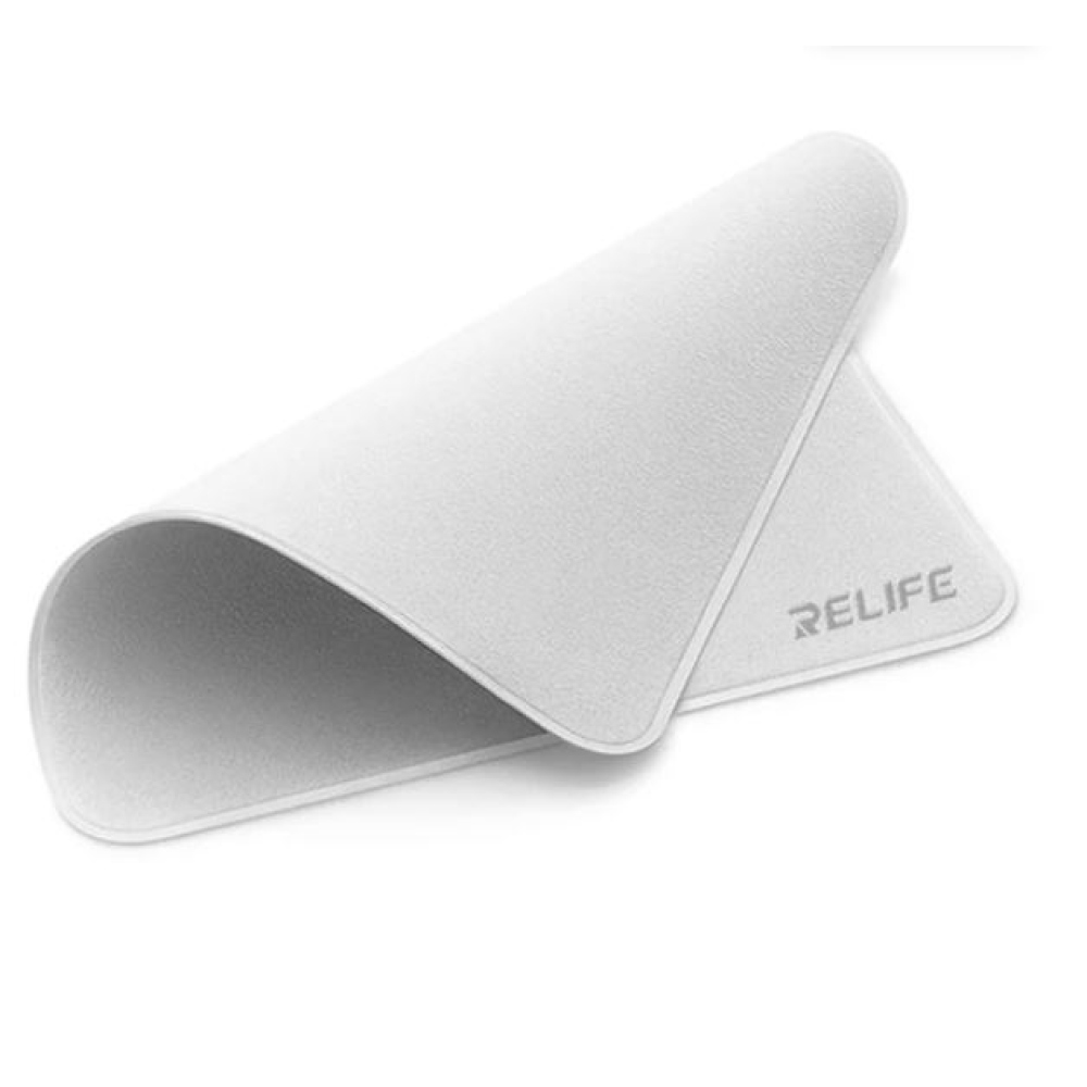 RELIFE mikroszálas képernyőtisztító kendő (15,7 x 15,7cm) - szürke