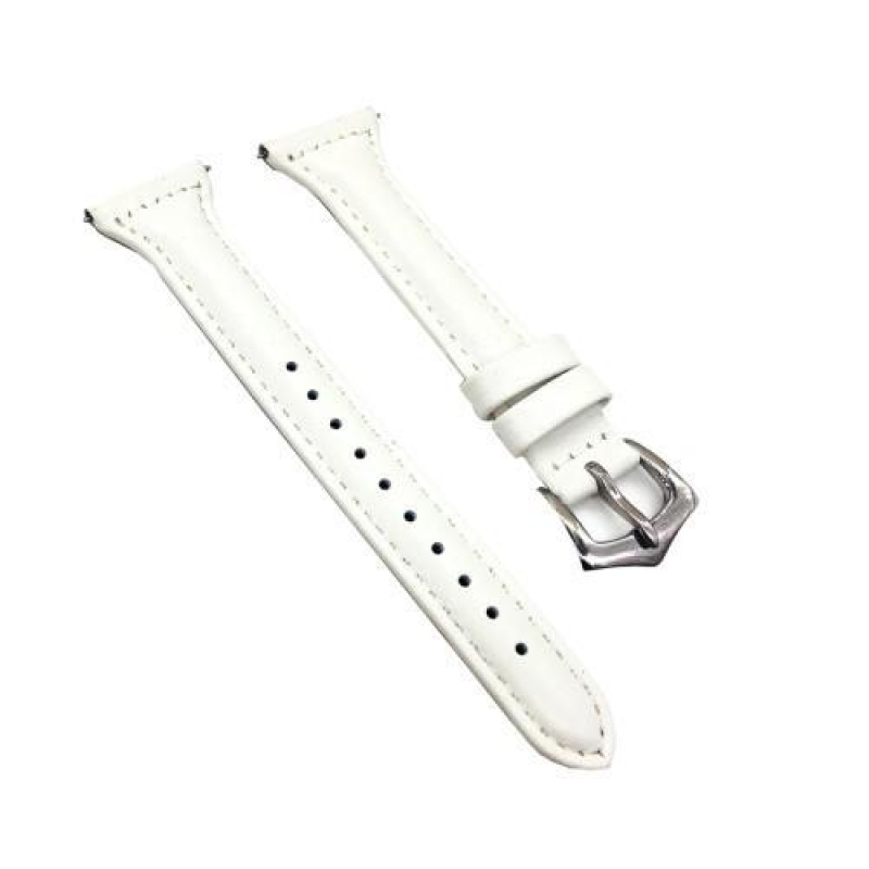 Valódi bőrszíj Fitbit Versa készülékhez - fehér