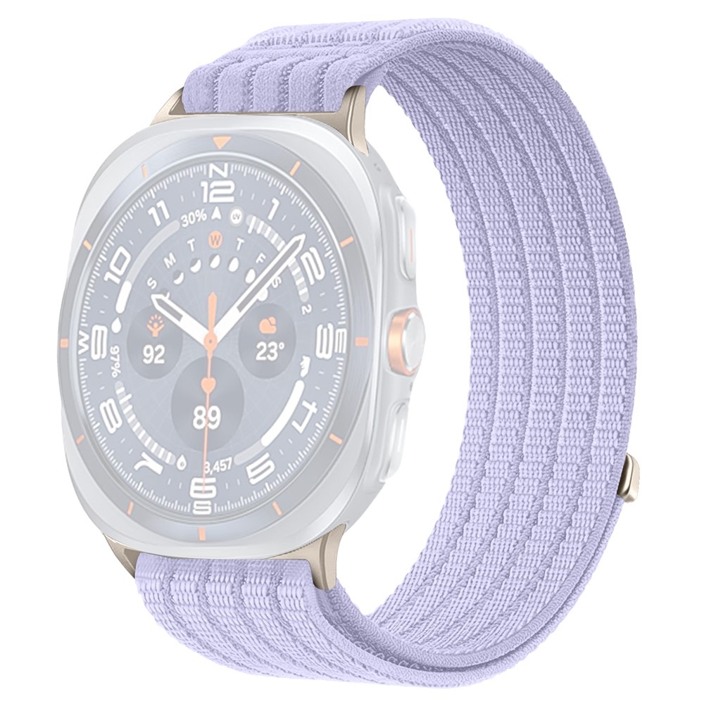 Reply nylon szíj a Samsung Galaxy Watch Ultra (2025) 47 mm-es modellhez – lila