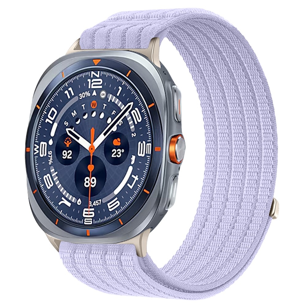 Reply nylon szíj a Samsung Galaxy Watch Ultra (2025) 47 mm-es modellhez – lila