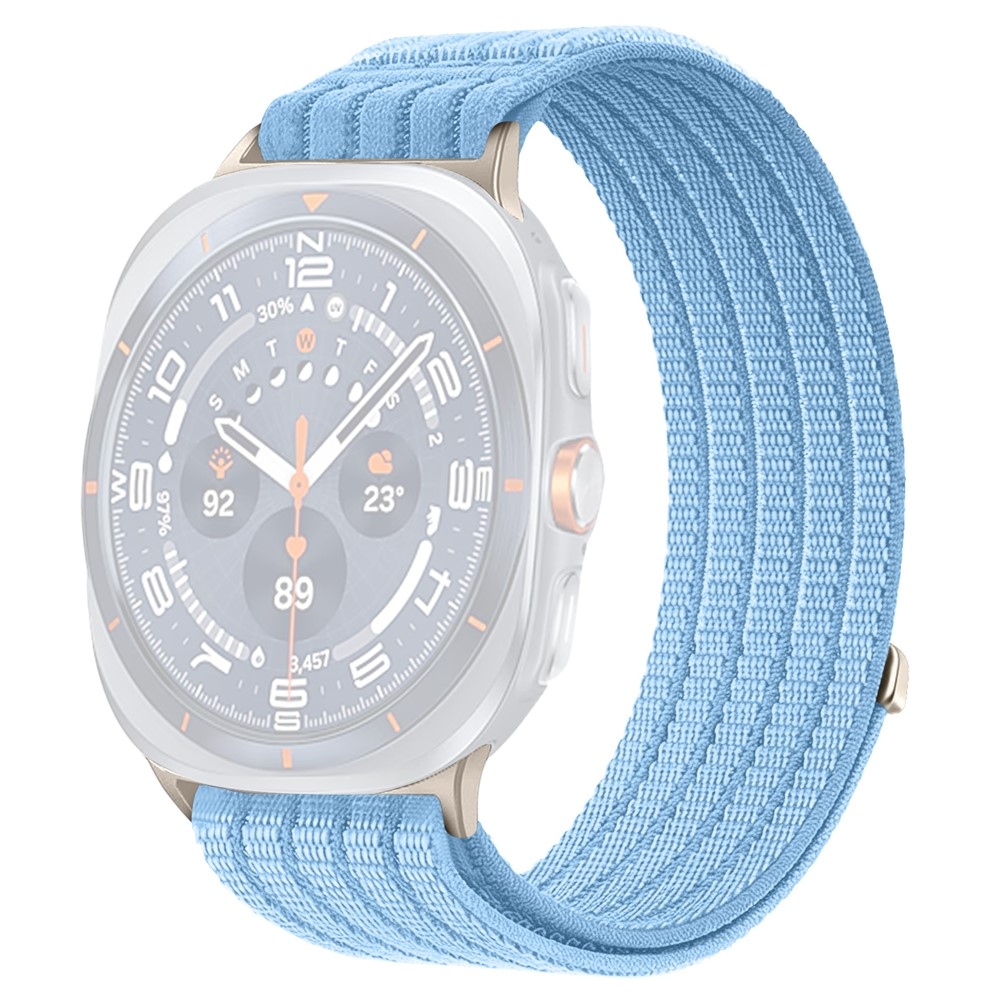 Reply nylon szíj a Samsung Galaxy Watch Ultra (2025) 47 mm-es modellhez – kék