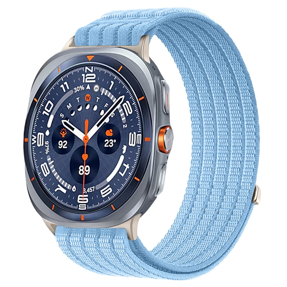 Reply nylon szíj a Samsung Galaxy Watch Ultra (2025) 47 mm-es modellhez – kék