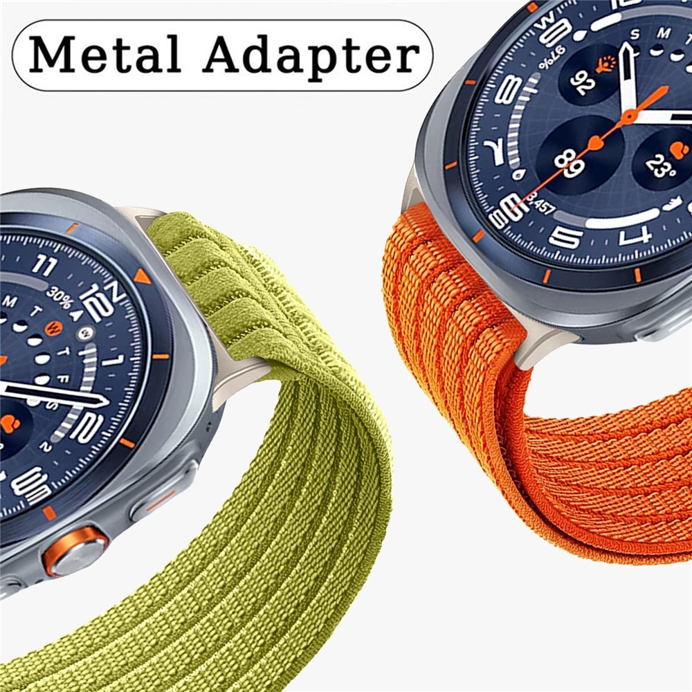 Reply nylon szíj a Samsung Galaxy Watch Ultra (2025) 47 mm-es modellhez – narancssárga